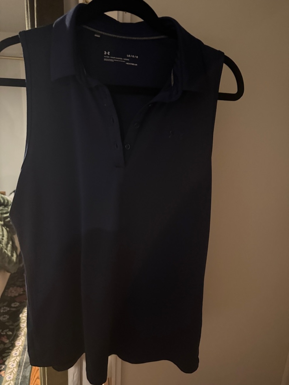 Under Armour Sleeveless Polo - Dark Blue